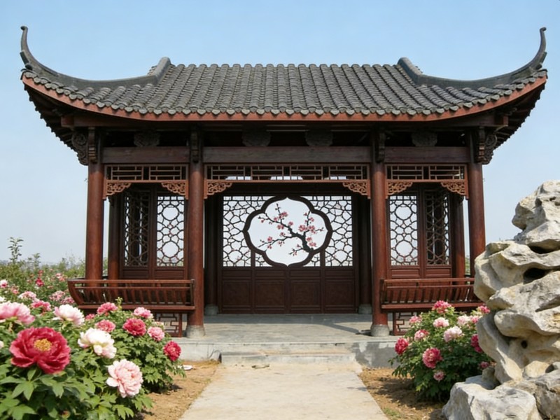 天津防腐木方亭